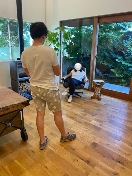 京都注文住宅：子供部の間仕切り計画中。