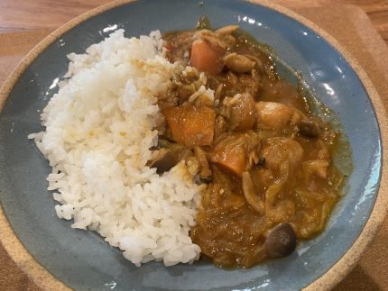 夏らしいごろごろカレーをいただきました♪