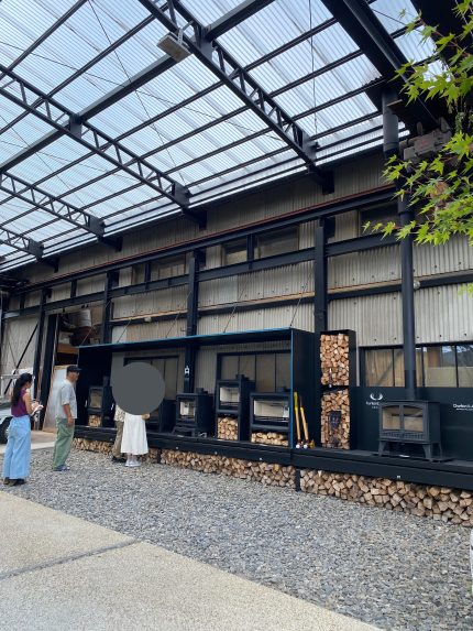 薪ストーブのご見学にお越しいただきました♪